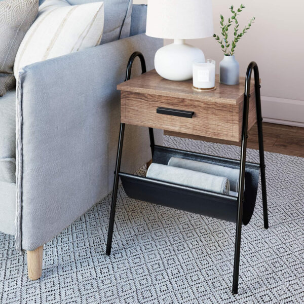 6887ccfeb46ee4f1bde602b705c88af1a2d4e45eb50ec647b220c.jpg Nathan James Kendall Round Modern Nesting Coffee Set of 2, Stacking Living Room Accent Tables, Light Brown