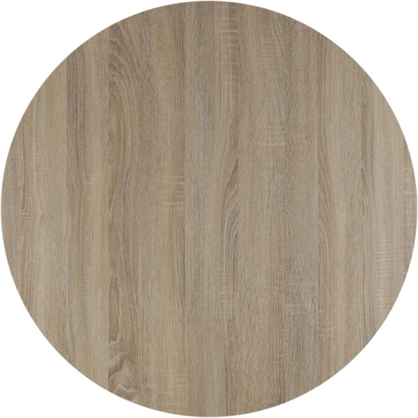 FINECASA Wooden Round Coffee Table, Curved Leg, Furniture, Accent Couch, Coffee Table for Livingroom, Round Wood Table, 36 x 18 Inches, Natural