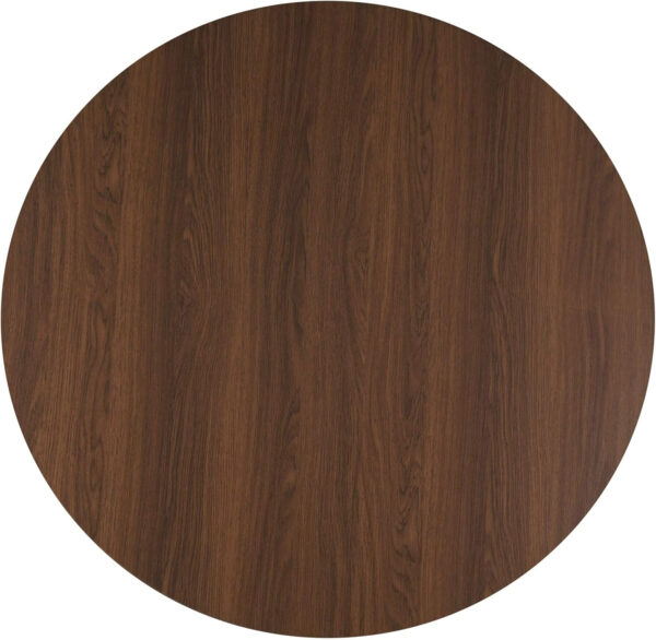 FINECASA Wooden Round Coffee Table, Curved Leg, Furniture, Accent Couch, Coffee Table for Livingroom, Round Wood Table, 36 x 18 Inches, Natural