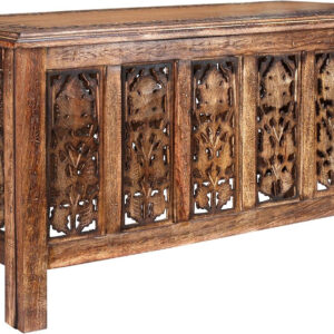 The Wooden Town Antique White Mango Wood Coffee Table - 36"x18" Rectangular Living Room Center Table, Rustic Wood Accent Table for Stylish & Durable Home Décor