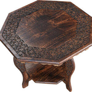 The Wooden Town Antique White Mango Wood Coffee Table - 36"x18" Rectangular Living Room Center Table, Rustic Wood Accent Table for Stylish & Durable Home Décor