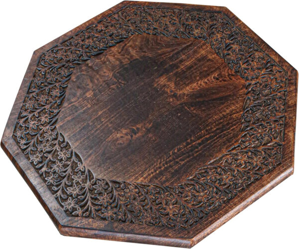 The Wooden Town Antique White Mango Wood Coffee Table - 36"x18" Rectangular Living Room Center Table, Rustic Wood Accent Table for Stylish & Durable Home Décor