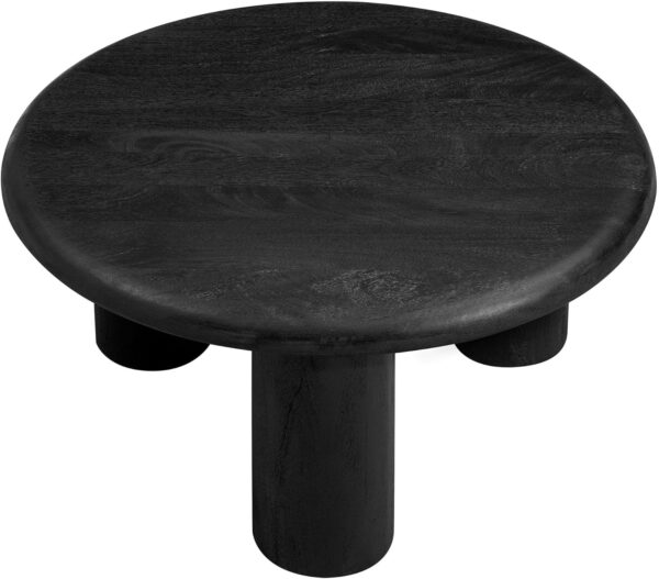 6887cf981e0c930fadc6dbf3ca83eaa12368098f26d02a61d45be.jpg Modway Mavina 34 Inch Round Mango Wood Coffee Table in Black - Modern Wood Center Table for Living Room