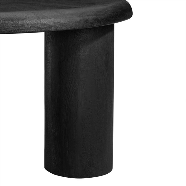 6887cf9bcf1a47f4f84e3ec41590da8897e12b97b4a212cfedbea.jpg Modway Mavina 34 Inch Round Mango Wood Coffee Table in Black - Modern Wood Center Table for Living Room