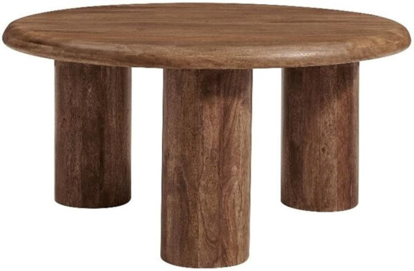 6887cf9dbbebbc9c65d687afdb655f004993a745cf29fdf10a750.jpg Modway Mavina 34 Inch Round Mango Wood Coffee Table in Black - Modern Wood Center Table for Living Room