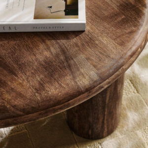 6887cfa3cf61bd5f44d3bb944a2b276a662b776a3e77aa7e53be5.jpg Modway Mavina 34 Inch Round Mango Wood Coffee Table in Black - Modern Wood Center Table for Living Room