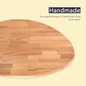 6887d034d57d1956c159052a5c411fe43c3e1d081679154bffb44.jpg Asymmetric Natural Wooden Coffee Table for Living Room | Modern Wooden Center Table | Center Table for Living Room Home Office Balcony Yard Coffee Shop (Natural, Only Coffee Table)