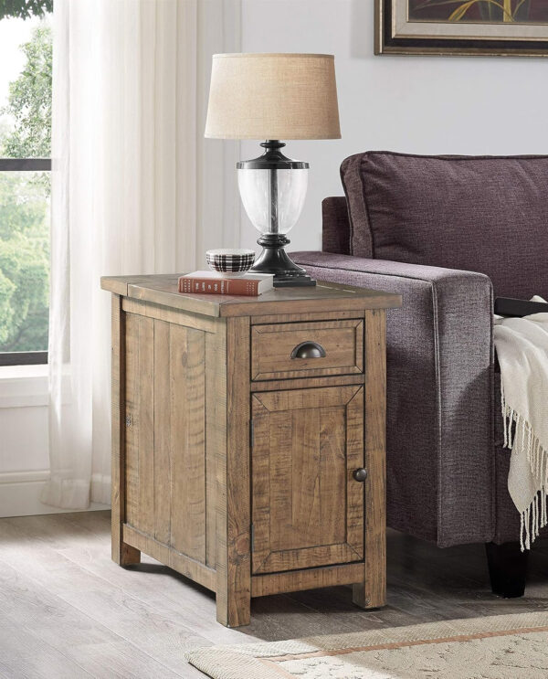 Martin Svensson Home Monterey Solid Wood Coffee & Chairside Tables, Reclaimed Natural