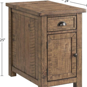 Martin Svensson Home Monterey Solid Wood Coffee & Chairside Tables, Reclaimed Natural