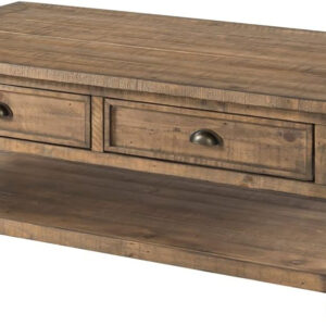 Martin Svensson Home Monterey Solid Wood Coffee & Chairside Tables, Reclaimed Natural