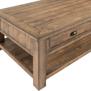 Martin Svensson Home Monterey Solid Wood Coffee & Chairside Tables, Reclaimed Natural