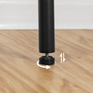 HOOBRO Bar Stools, Set of 2 Bar Chairs, Kitchen Round Height Stools with Footrest, Breakfast Bar Stools, Sturdy Steel Frame, for Dining Room, Kitchen, Party, Easy Assembly, Rustic Brown BF03BY01