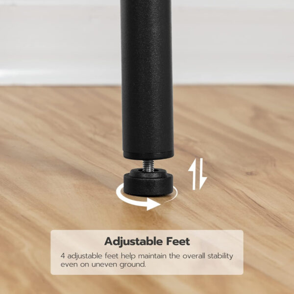 HOOBRO Bar Stools, Set of 2 Bar Chairs, Kitchen Round Height Stools with Footrest, Breakfast Bar Stools, Sturdy Steel Frame, for Dining Room, Kitchen, Party, Easy Assembly, Rustic Brown BF03BY01