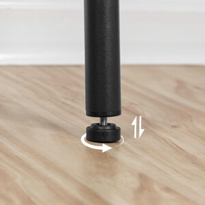 HOOBRO Bar Stools, Set of 2 Bar Chairs, Kitchen Round Height Stools with Footrest, Breakfast Bar Stools, Sturdy Steel Frame, for Dining Room, Kitchen, Party, Easy Assembly, Rustic Brown BF03BY01