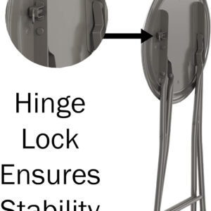 6887d75012847c285c608f4c75855f2304fe9c2aae218439b7ec3.jpg Folding Stool - Backless 18-Inch Stool with 225lb Capacity for Kitchen or Rec Room - Portable Indoor Counter Bar Stools by Lavish Home (Black)