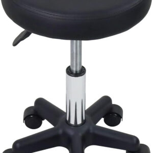 6887d77b5e3f2f2811b19b489711642631ce40a7b469ea12cde2e.jpg FURWOO Round Rolling Stool Height Adjustable Stool with Wheels for Spa Salon Massage Black