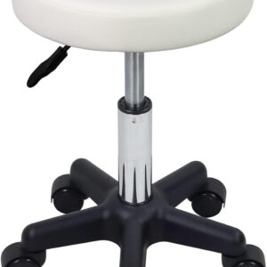 6887d7830015a474932b84ea647c6377782c9b56de5da4eb29157.jpg FURWOO Round Rolling Stool Height Adjustable Stool with Wheels for Spa Salon Massage Black