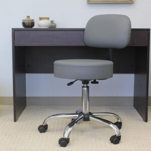 Boss Office Products Be Well Medical Spa Stool in Black