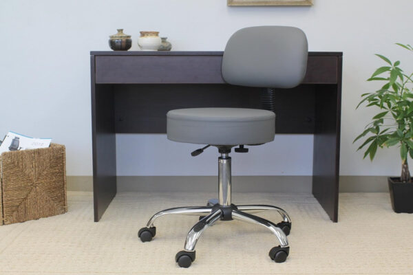 Boss Office Products Be Well Medical Spa Stool in Black