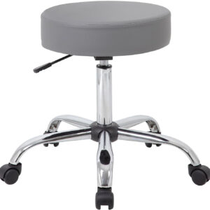 Boss Office Products Be Well Medical Spa Stool in Black