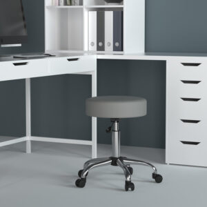 Boss Office Products Be Well Medical Spa Stool in Black