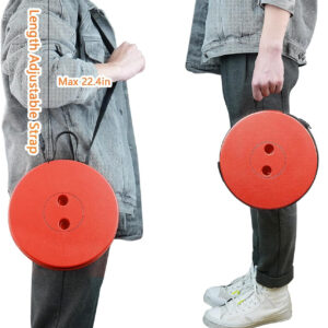 6887db5838b0c2c790fbc3f143dda75b6c4ff9d95fd785ae05705.jpg Boreeman Upgraded Folding Stool Lightweight Yet More Sturdy with Load Capacity 400lbs Portable Collapsible Stool for Camping Fishing Hiking BBQ (Black)