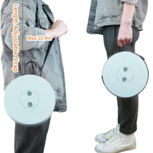 6887db8ea0473844a2afbf95bb7a173eb12750066d4df7dcf1b50.jpg Boreeman Upgraded Folding Stool Lightweight Yet More Sturdy with Load Capacity 400lbs Portable Collapsible Stool for Camping Fishing Hiking BBQ (Black)