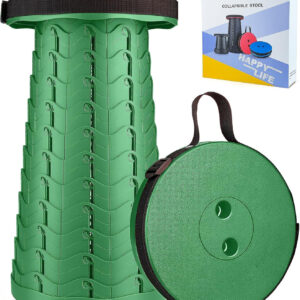 6887db9021736d9e607c6e16b1016cb819d78f17b939e8d1ed269.jpg Boreeman Upgraded Folding Stool Lightweight Yet More Sturdy with Load Capacity 400lbs Portable Collapsible Stool for Camping Fishing Hiking BBQ (Black)