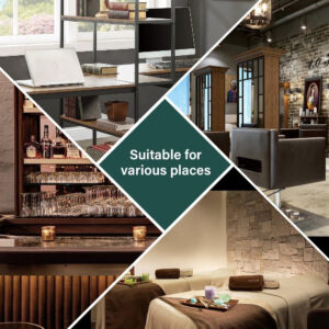 Black Classic Swivel Stool with Wheel for Salon Work Home SPA Shop Height-Adjustable and Cost-Effective Rolling Stool Chair Small