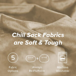 6887e13429604f7467960a0a275f4044e27d403e5607a29b8004e.jpg Chill Sack Bean Bag Chair - 5' Giant Memory Foam Lounge Chair with Soft Microfiber Cover – Cozy Furniture for Living Room, Dorm, & Kids' Rooms – Comfortable 5 Ft, Microsuede Lounge Sofa, Charcoal