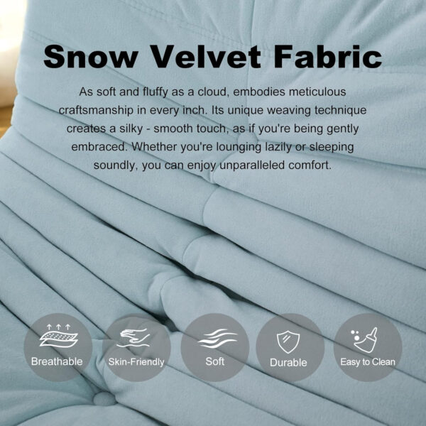 Bean Bag Chair for Adults, Bean Bag Sofa - Adult Size with Soft Waterproof Fabric for Living Room, Apartments, Reading Corner, Gaming, and Movie Venue (DarkOrange)