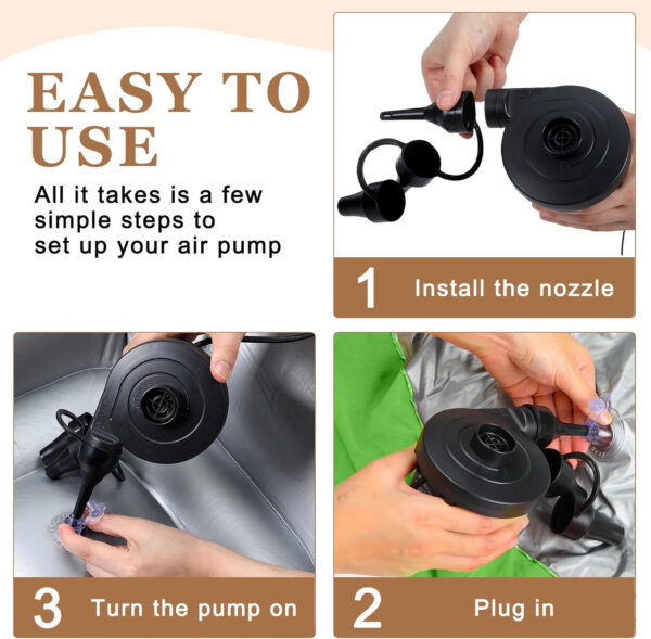 6 Pcs Bean Bag Chairs for Adults Inflatable Chairs with Electric Air Pump,Blow up Couch Folding Portable Inflatable Couch Lazy Sofa for Reading Living Room Camping (Colorful)