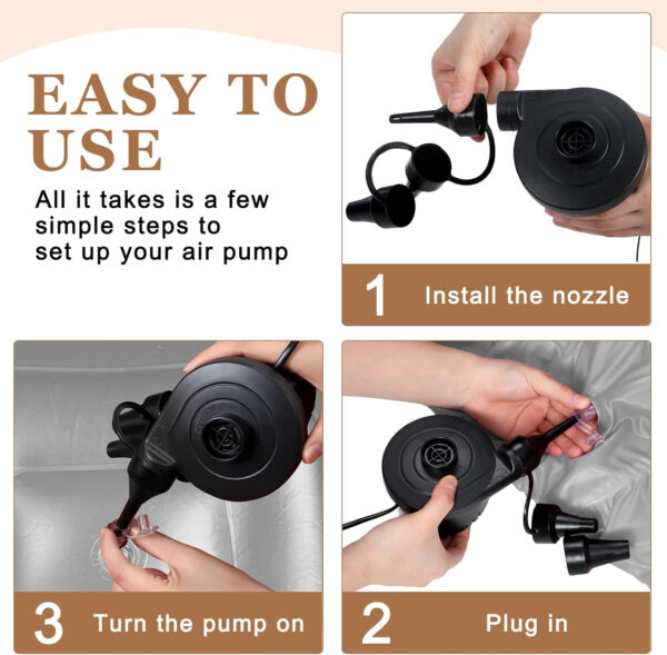 6 Pcs Bean Bag Chairs for Adults Inflatable Chairs with Electric Air Pump,Blow up Couch Folding Portable Inflatable Couch Lazy Sofa for Reading Living Room Camping (Colorful)