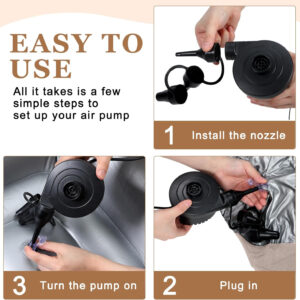 6 Pcs Bean Bag Chairs for Adults Inflatable Chairs with Electric Air Pump,Blow up Couch Folding Portable Inflatable Couch Lazy Sofa for Reading Living Room Camping (Colorful)