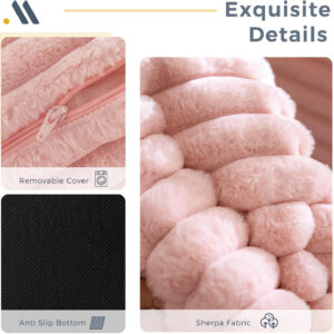 MAXYOYO Giant Bean Bag Chair for Adults, Upholstered Loveseat Floor Sofa with Pillows and Armrests, Large Bean Bag Sofa Plush Chair Bean Bag Couch for Bedroom Living Room, Grey