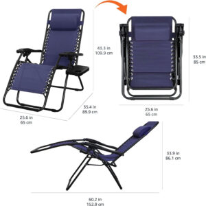 6888011f38cd485cc28ecbaf4f6f1d0dff5fe873ab3170436ad67.jpg Amazon Basics Outdoor Patio Mesh Adjustable Zero Gravity Lounge Chair Recliners set of 2 with Side Table, 35 x 26 x 43 inches, Beige