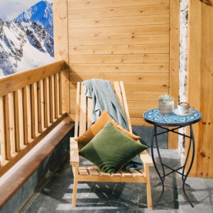 Vipush Outdoor Side Table Mosaic Accent Table End Table Plant Stand for Patio Garden Backyard Balcony Porch,14'' Round Mosaic Table Top with Black Iron,Grey