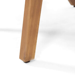 Christopher Knight Home Carlos Outdoor Acacia Wood Club Chairs with Cushions (Set of 2), Brown Patina Finish, Cream