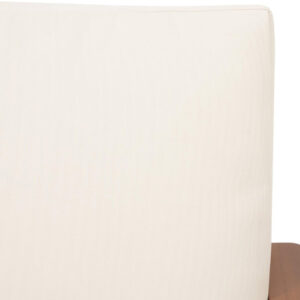 Christopher Knight Home Carlos Outdoor Acacia Wood Club Chairs with Cushions (Set of 2), Brown Patina Finish, Cream