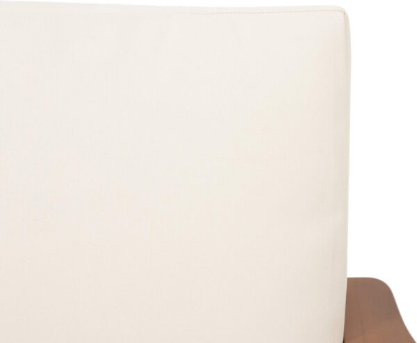 Christopher Knight Home Carlos Outdoor Acacia Wood Club Chairs with Cushions (Set of 2), Brown Patina Finish, Cream