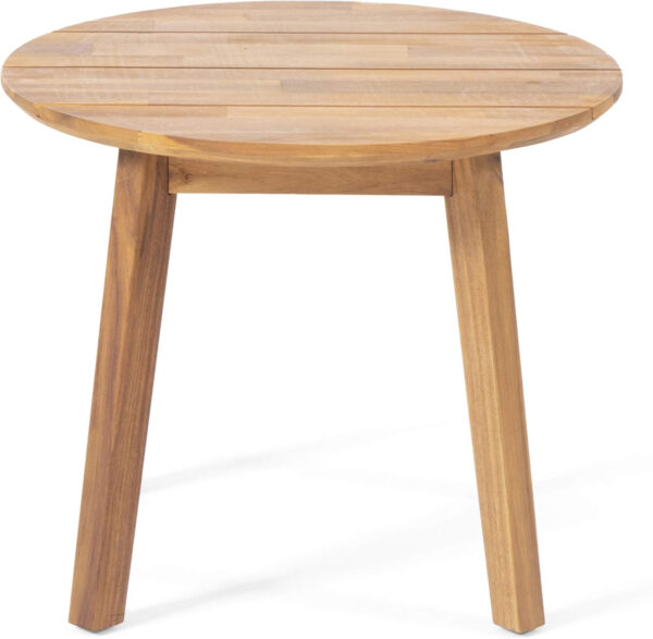 Christopher Knight Home Carlos Outdoor Acacia Wood Club Chairs with Cushions (Set of 2), Brown Patina Finish, Cream