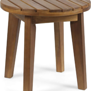 Christopher Knight Home Carlos Outdoor Acacia Wood Club Chairs with Cushions (Set of 2), Brown Patina Finish, Cream