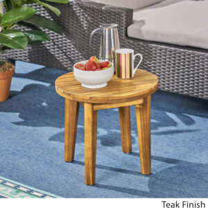 Christopher Knight Home Carlos Outdoor Acacia Wood Club Chairs with Cushions (Set of 2), Brown Patina Finish, Cream