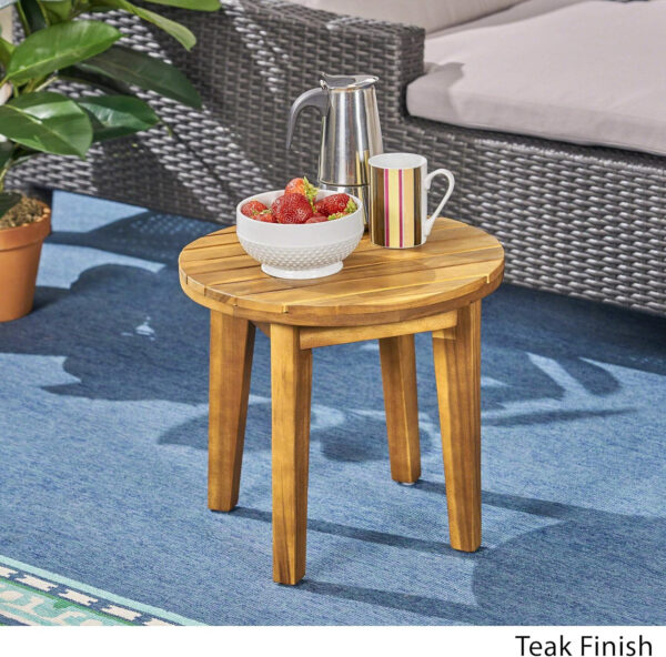 Christopher Knight Home Carlos Outdoor Acacia Wood Club Chairs with Cushions (Set of 2), Brown Patina Finish, Cream