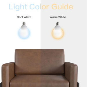 HomePop Modern Metal Frame Accent Chair Home Décor|Accent Chairs for Living Room & Bedroom - Carmel Faux Leather