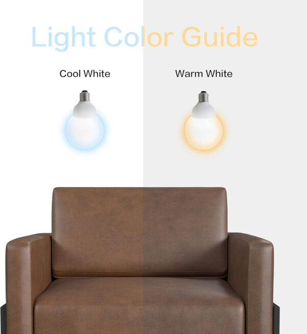 HomePop Modern Metal Frame Accent Chair Home Décor|Accent Chairs for Living Room & Bedroom - Carmel Faux Leather