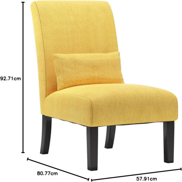 688817137c1a34053632fa442c48e783d1f9d0e48f2981875b9f1.jpg Roundhill Furniture Pisano Teal Blue Fabric Armless Contemporary Accent Chair with Kidney Pillow
