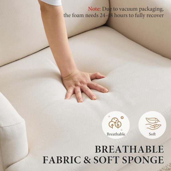 Bezseller Floral Accent Chair, Upholstered Reading Armchair with Wood Legs, Mid-Century Leisure Comfy Single Sofa Chair for Living Room, Bedroom, Home, Office, White Floral