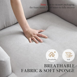 Bezseller Floral Accent Chair, Upholstered Reading Armchair with Wood Legs, Mid-Century Leisure Comfy Single Sofa Chair for Living Room, Bedroom, Home, Office, White Floral