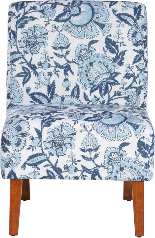 68881ad685dfa0b518e53b088e3cece077d1012488c39c7e7f021.jpg Linon Butterfly, Dark Espresso Linen Lily Chair, 21.5" W x 29.5" D x 31.5" H